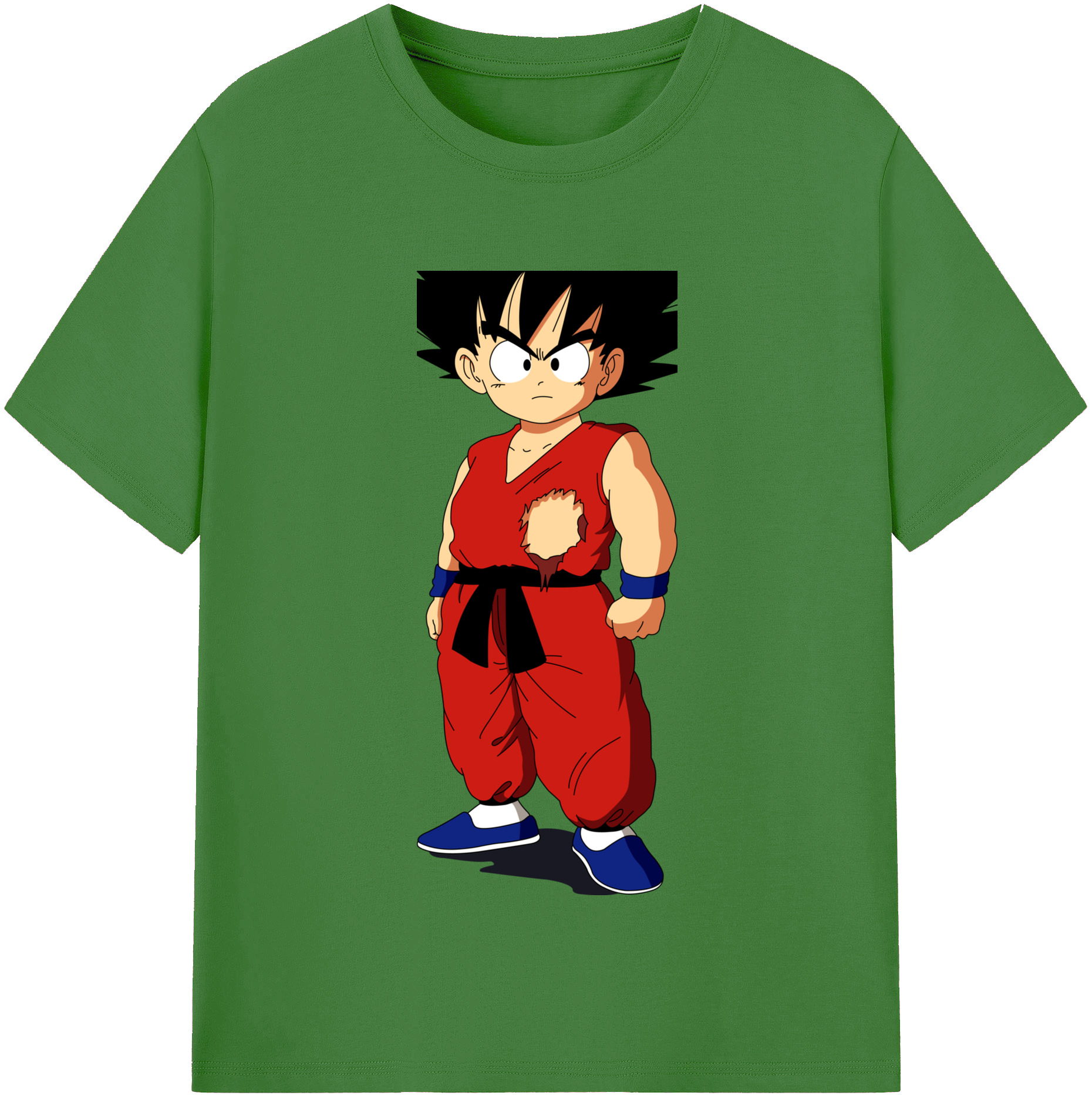 （画像用） ドラゴンボール 孫悟空（そん ごくう）Son Goku カカロット DRAGON BALL Kakarotto レディースカジュアルプリントTシャツ（綿100％）